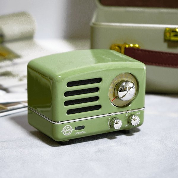 MUZEN猫王 蓝牙音箱收音机便携式 绿色