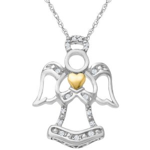 Angel Pendant with Diamonds