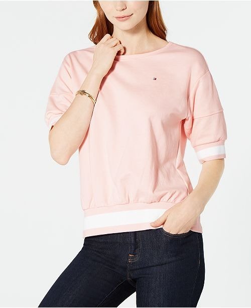 Puff-Sleeve Ribbed Top, Created for Macy's