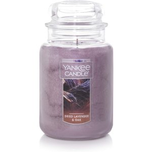 Yankee Candle第2个半价大号香薰蜡烛 薰衣草和橡木香味