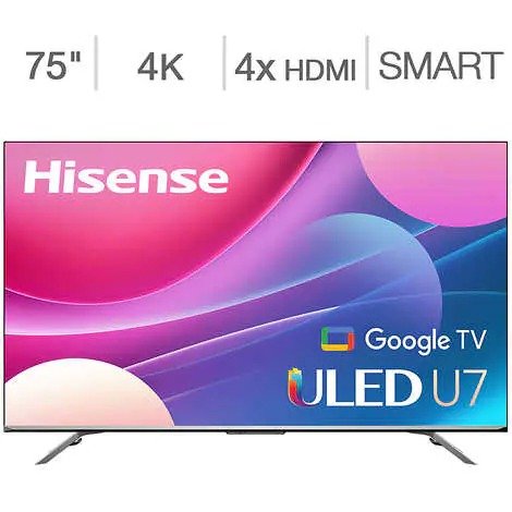 Hisense 75" U75H 4K UHD ULED LCD 电视