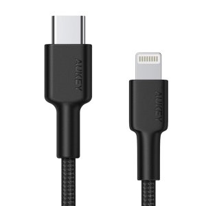 AUKEY USB C to Lightning Cable + USB A to Lightning Cable