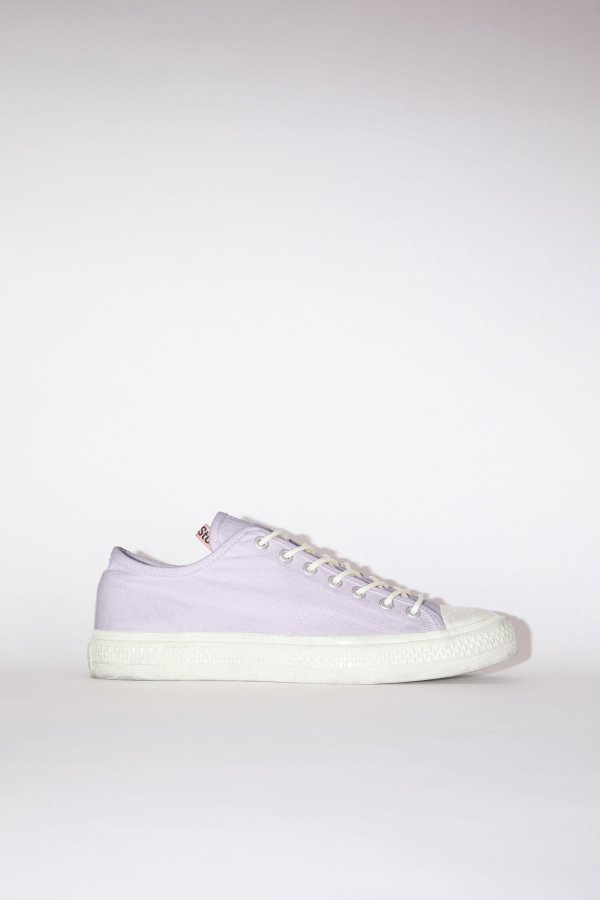Low top sneakers - Pale purple/off white