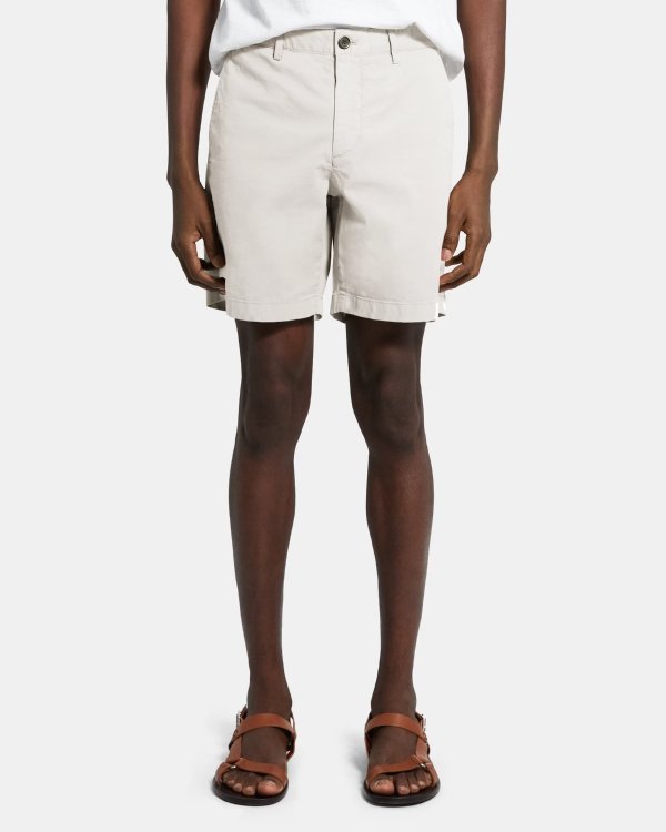 Organic Cotton Classic-Fit 7" Short | Theory Outlet