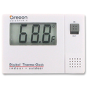 Oregon数字式有线室内外温度计时钟