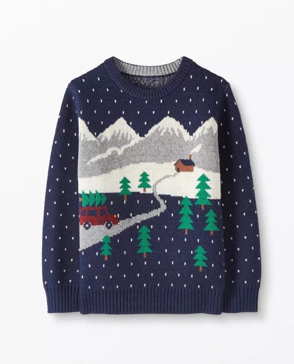Tannenbaum Sweater In Cotton & Merino
