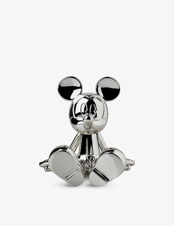 Resting Mickey Mouse chrome figurine 12cm