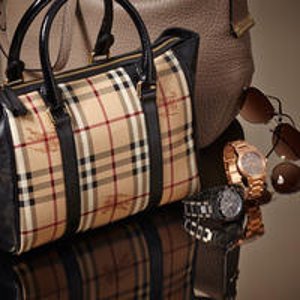Burberry Designer Handbags & Watches on Sale @ Ideeli