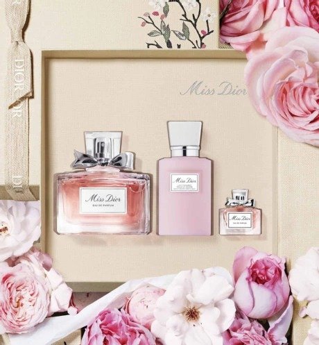 Miss Dior Fragrance set - eau de parfum, body milk, fragrance miniature