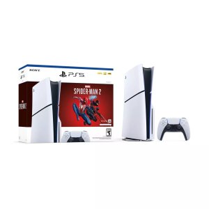 新版机型 PS5 Slim 版《蜘蛛侠2》同捆套装 直降$110, 美亚自营