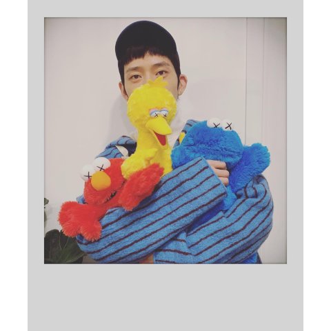 井柏然同款 芝麻街合作款玩偶Big Bird