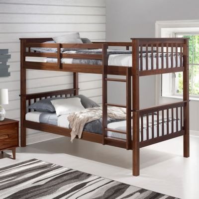 Forest Gate™ Mission Solid Wood Twin over Twin Bunk Bed | buybuy BABY