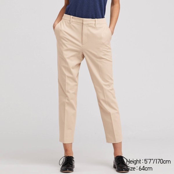 WOMEN EASY CARE STRETCH CROPPED PANTS (ONLINE EXCLUSIVE)