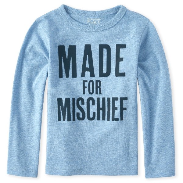 Baby And Toddler Boys Mischief Graphic Tee