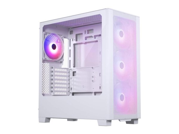 XT Pro Ultra, Mid-Tower Gaming Chassis, 4x M25-140 DRGB Fans Included, High Airflow Performance Mesh, Tempered Glass Window, USB-C 3.2 Gen2, White