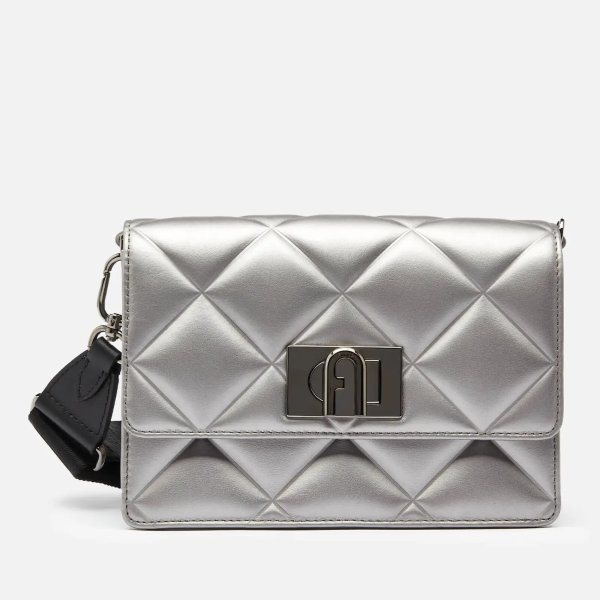 Women's 1927 Quilted Soft Mini Cross Body Bag - Silver