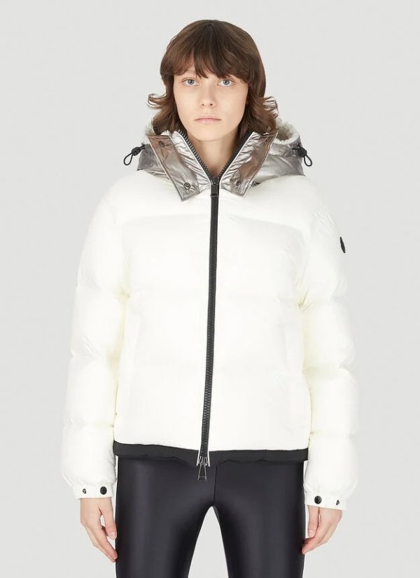 Bufonie Quilted Down Jacket in White