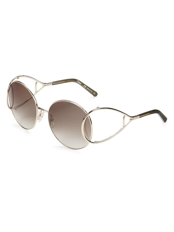 60MM Oval Sunglasses