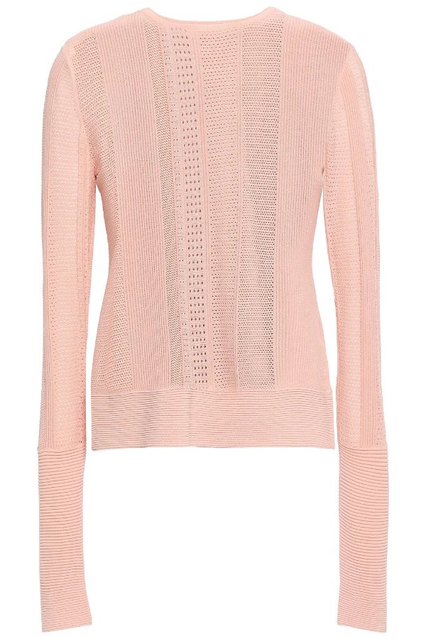Laurier pointelle-knit sweater