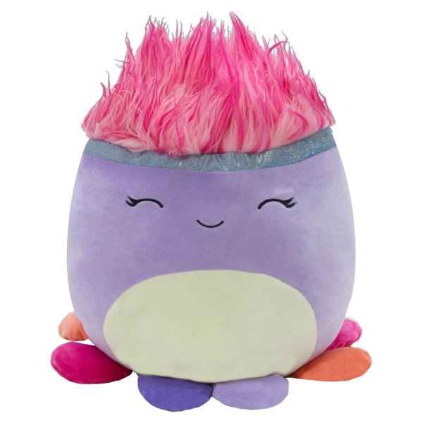 Squish-Doos 14 inch Owyn the Purple Octopus - Child's Ultra Soft Stuffed Plush Toy