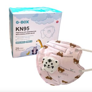 独家：G-Box 吉邦士医用级别儿童5层一次性KN95口罩25只独立包装
