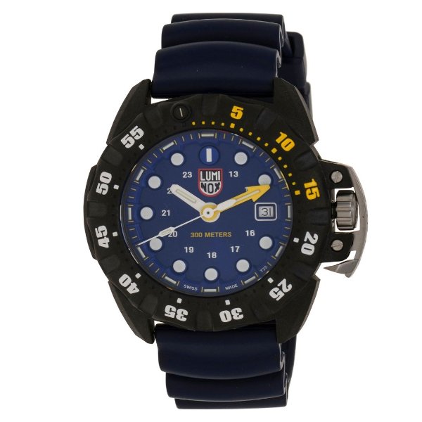 Scott Cassell Deep Dive Blue Quartz Men's Watch