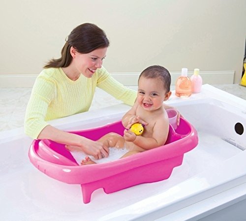 The First Years Sure Comfort Deluxe Newborn To Toddler Tub Pink
