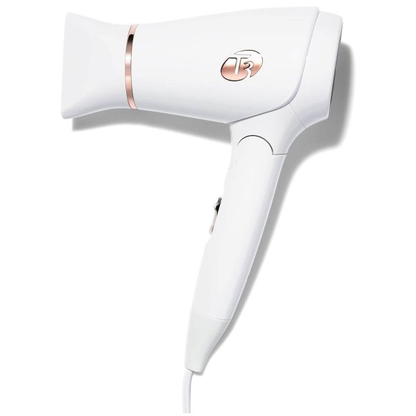 Featherweight Compact Hair Dryer (White/Rose Gold)