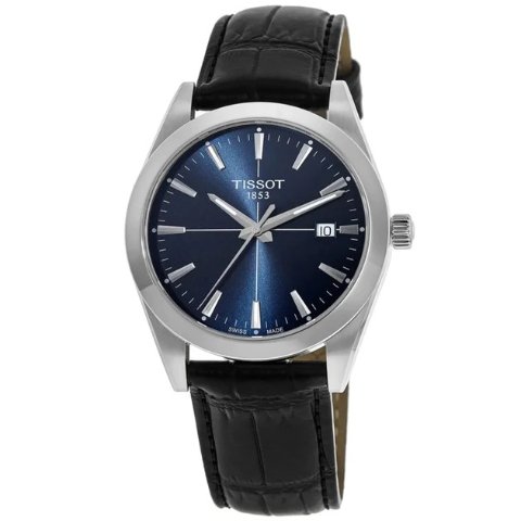 Tissotmen s gentleman blue dial watch