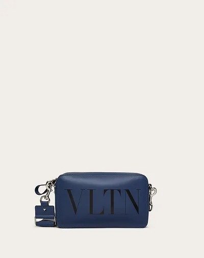 VLTN Leather Crossbody Bag for Man | Valentino Online Boutique