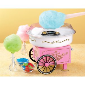 Nostalgia Vintage Collection Hard & Sugar-Free Candy Cotton Candy Maker