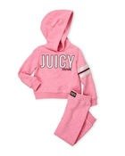 (Toddler Girls) Two-Piece Pink Hoodie & Joggers Set