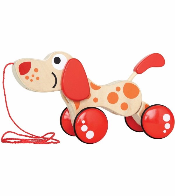 Walk-Along-Puppy Wooden Pull Toy