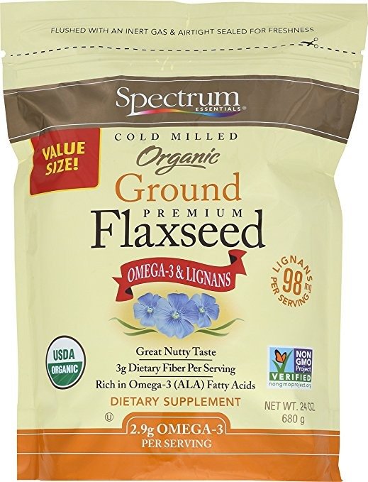 Essentials Organic Ground Flaxseed, 24 Ounce