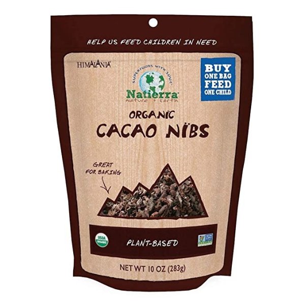 Himalania Organic Cacao Nibs Pouch | Non-GMO & Vegan | 10 Ounce