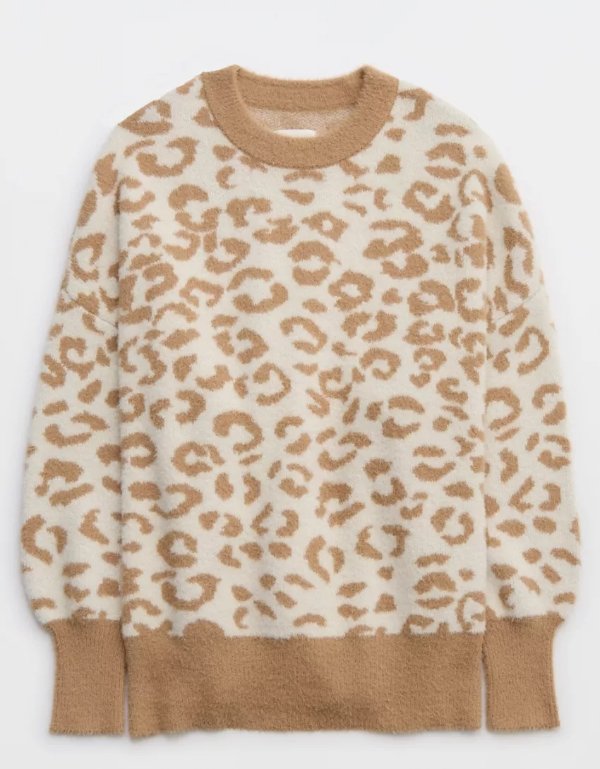 Leopard Buttercream Sweater