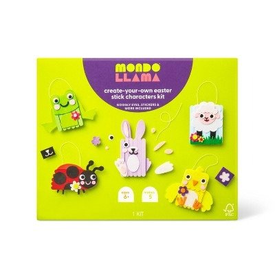 Create-Your-Own Easter Stick Characters Kit - Mondo Llama™