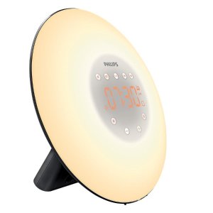 Philips Light Therapy Wake-up Light with Radio, HF3506/66 Blac