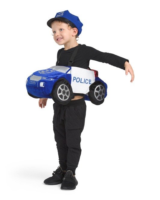 Kids Step In Police Car Costume
