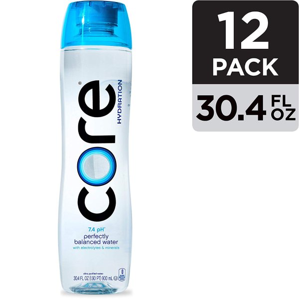 Core Hydration Perfect 7.4 pH Nutrient Enhanced Water 30.4 Ounce Pack of 12