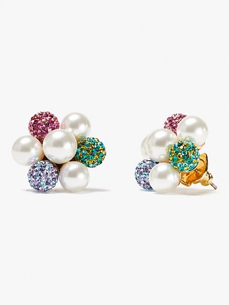 pearl power cluster studs