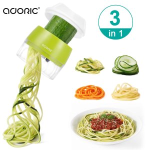 Adoric Handheld Spiralizer Vegetable Slicer