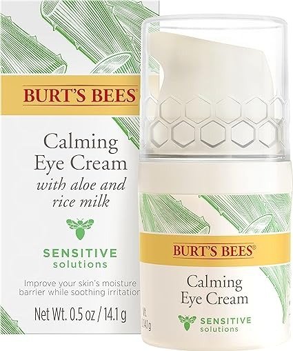 Sensitive Solutions Calming Eye Cream with Aloe and Rice Milk, 0.5 Fluid Ounces