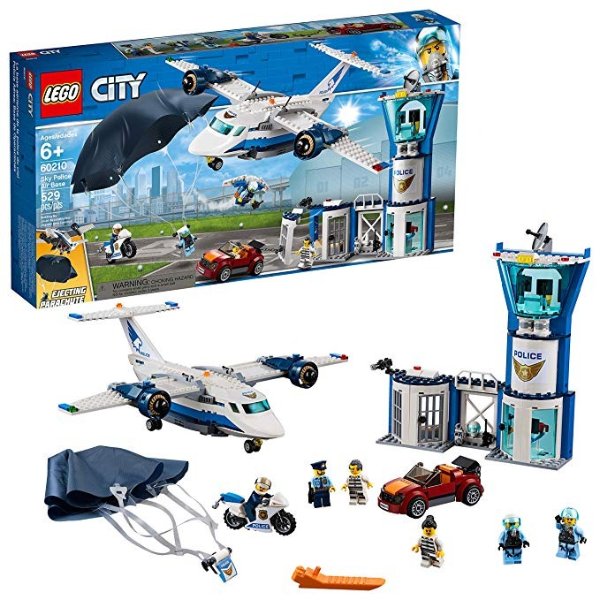 City Sky Police Air Base 60210 Building Kit (529 Piece)