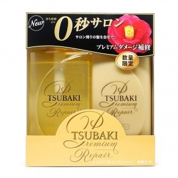 TSUBAKI Premium Repair Set 490ml (Shampoo & Conditioner 490ml)
