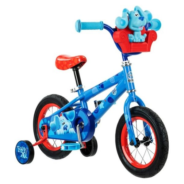 Blue's Clues Kids Bike, 12 -Inch Wheel, Ages 2 to 4, Blue