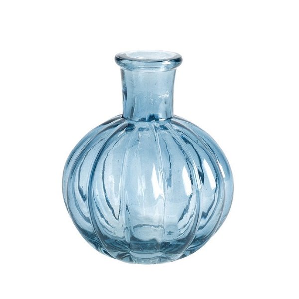 蓝色款玻璃花瓶
