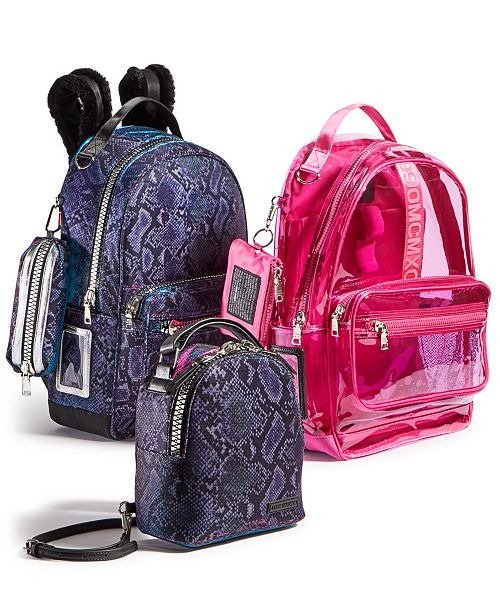 Amelia Clear Backpack With ID Case