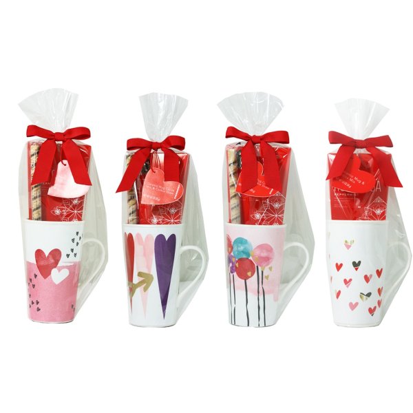 Tall Mug with Cookie and Cocoa Gift Set (Style Will Vary)