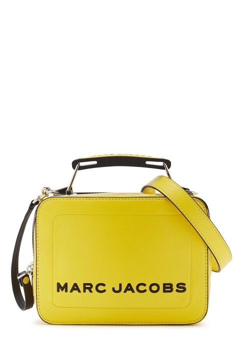 The Box 20 yellow leather bag